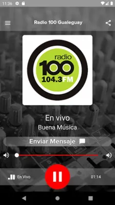 Radio 100 Gualeguay android App screenshot 2